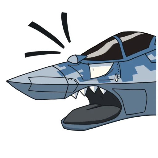Стикерпак SU-57 для Telegram