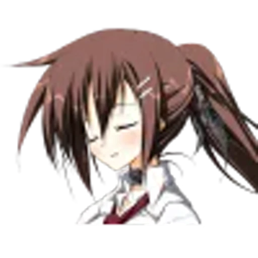 😗 Эмодзи «Subarashiki Hibi Furenzoku Sonzai» для Telegram