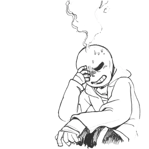😞 Стикер «Санс» для Telegram