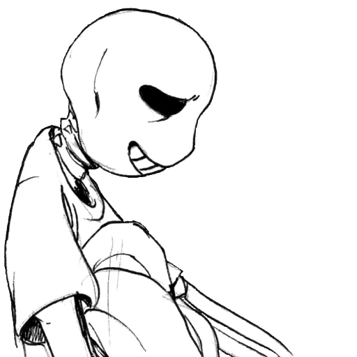 😔 Стикер «Санс» для Telegram
