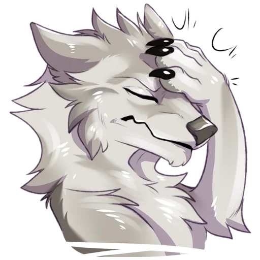 😡 Стикер «Suff Tundra Wolf» для Telegram