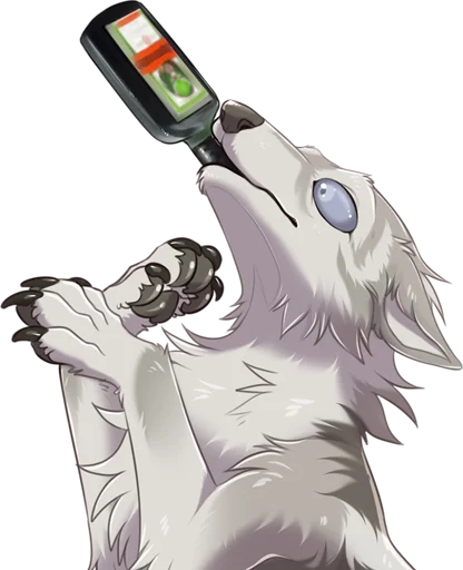 🥃 Стикер «Suff Tundra Wolf» для Telegram