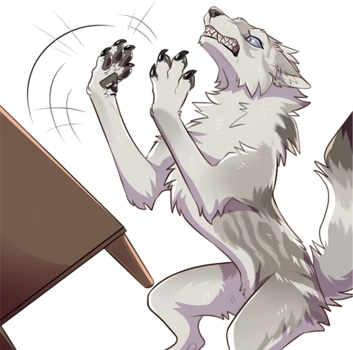 😡 Стикер «Suff Tundra Wolf» для Telegram