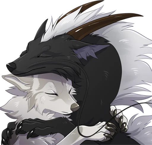 🤗 Стикер «Suff Tundra Wolf» для Telegram