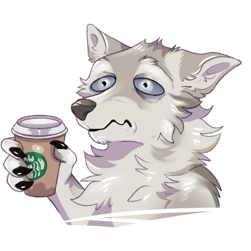 😨 Стикер «Suff Tundra Wolf» для Telegram