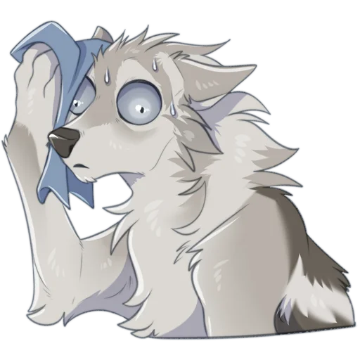 😰 Стикер «Suff Tundra Wolf» для Telegram