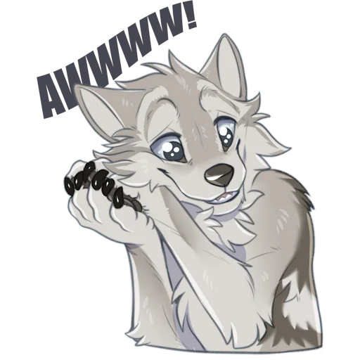 😍 Стикер «Suff Tundra Wolf» для Telegram