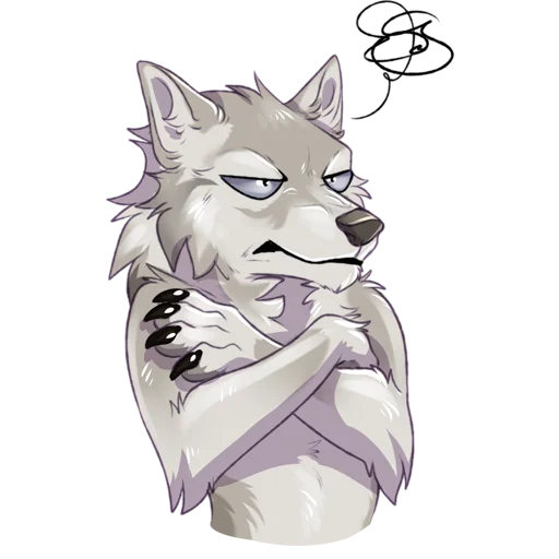 😕 Стикер «Suff Tundra Wolf» для Telegram