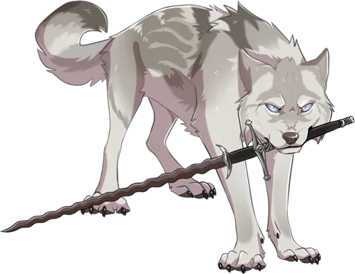 ⚔️ Стикер «Suff Tundra Wolf» для Telegram
