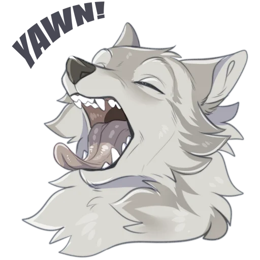 😴 Стикер «Suff Tundra Wolf» для Telegram