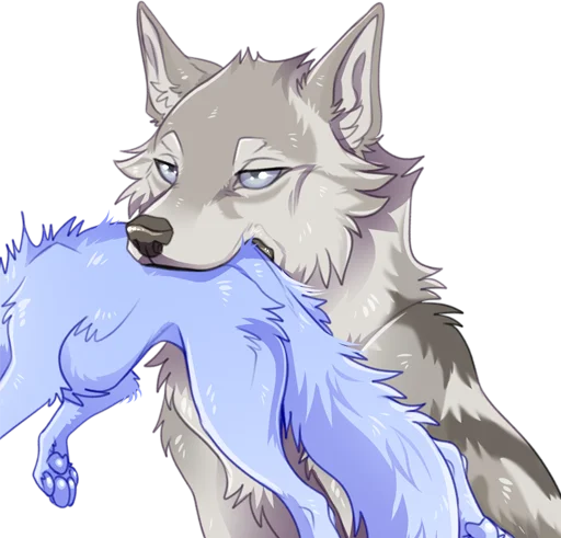 🍖 Стикер «Suff Tundra Wolf» для Telegram