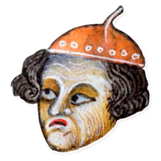 🧐 Стикер «suffering medieval faces» для Telegram