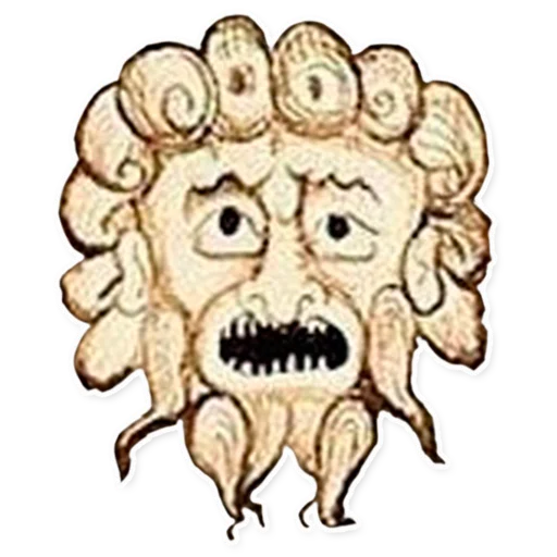 🤐 Стикер «suffering medieval faces» для Telegram
