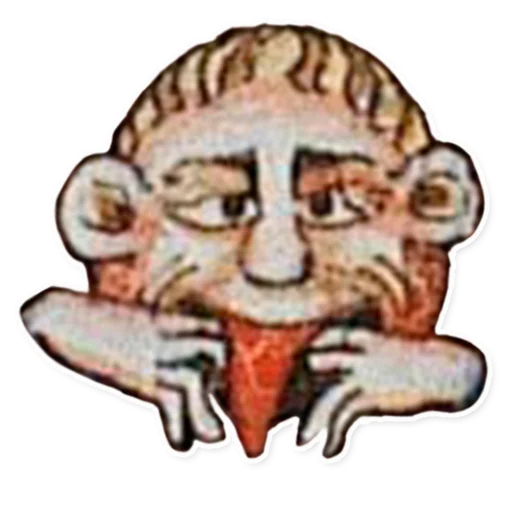 😝 Стикер «suffering medieval faces» для Telegram
