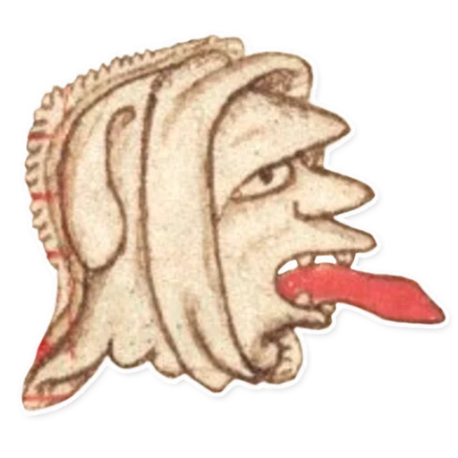 😛 Стикер «suffering medieval faces» для Telegram