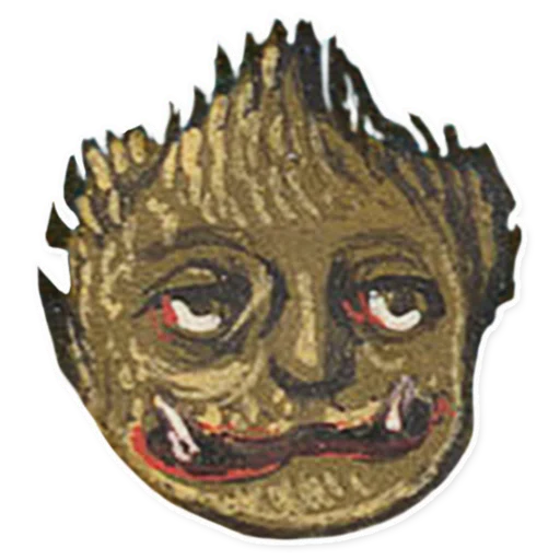 😕 Стикер «suffering medieval faces» для Telegram