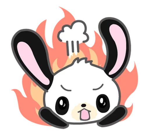 😡 Стикер «Sugar bunnies» для Telegram
