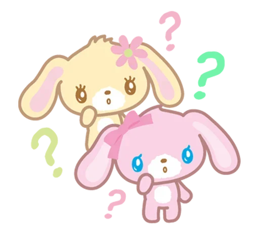 ❔ Стикер «Sugar bunnies» для Telegram