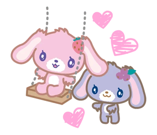 🩷 Стикер «Sugar bunnies» для Telegram