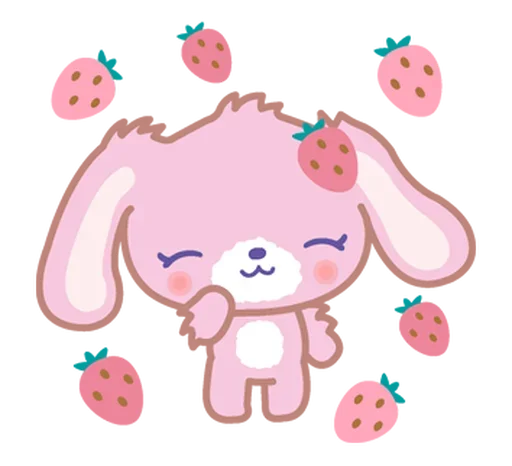 🍓 Стикер «Sugar bunnies» для Telegram