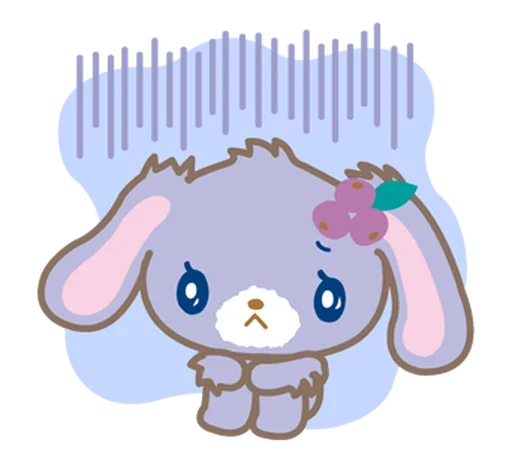 ☹️ Стикер «Sugar bunnies» для Telegram