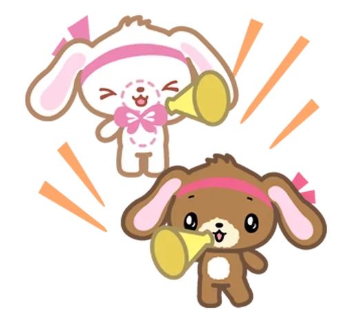 📣 Стикер «Sugar bunnies» для Telegram