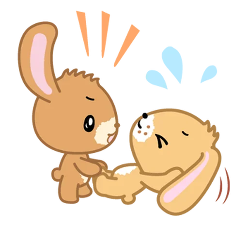 🏋️‍♀️ Стикер «Sugar bunnies» для Telegram