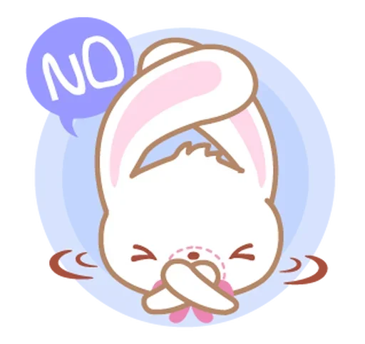 🙂‍↔️ Стикер «Sugar bunnies» для Telegram