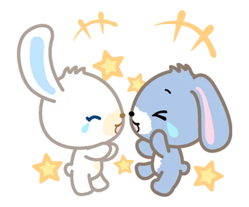 😂 Стикер «Sugar bunnies» для Telegram