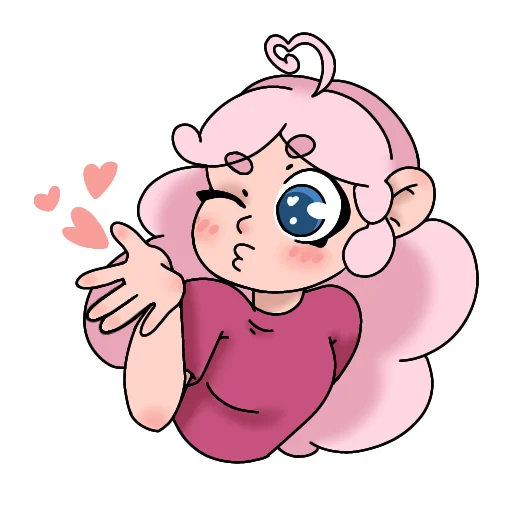 😘 Стикер «Sugar Cloud» для Telegram