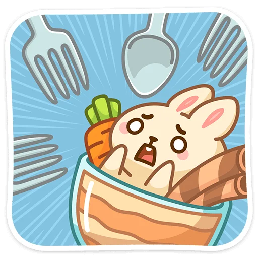 😳 Стикер «Вкусняшки» для Telegram