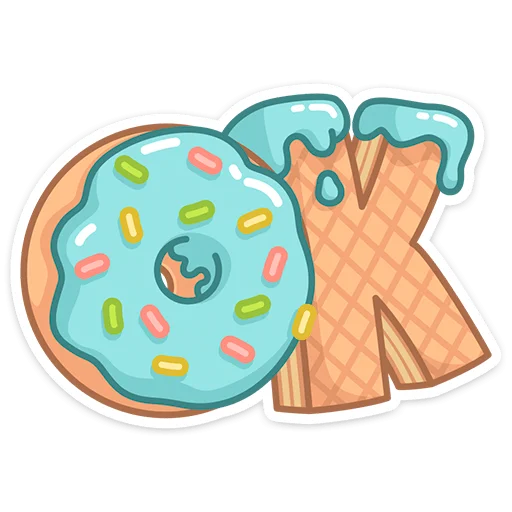 🍩 Стикер «Вкусняшки» для Telegram