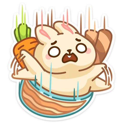 😵 Стикер «Вкусняшки» для Telegram