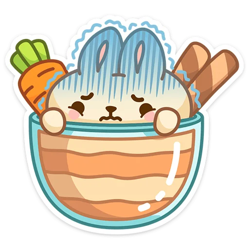 😰 Стикер «Вкусняшки» для Telegram