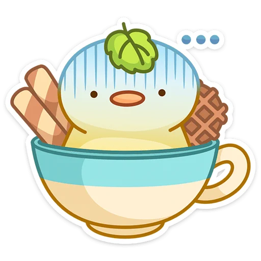 😨 Стикер «Вкусняшки» для Telegram