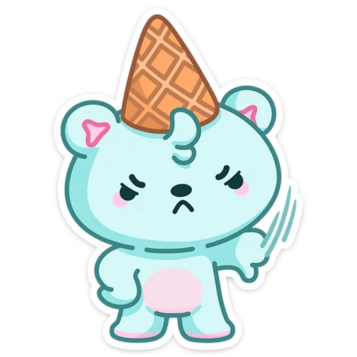 🍦 Стикер «Вкусняшки» для Telegram