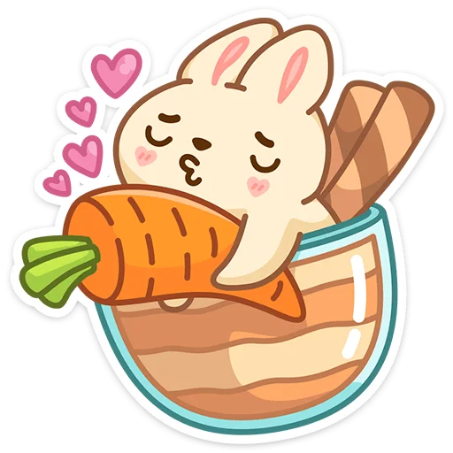 🥕 Стикер «Вкусняшки» для Telegram