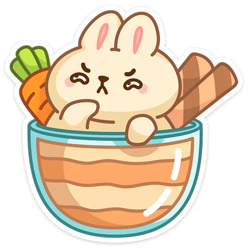🤔 Стикер «Вкусняшки» для Telegram