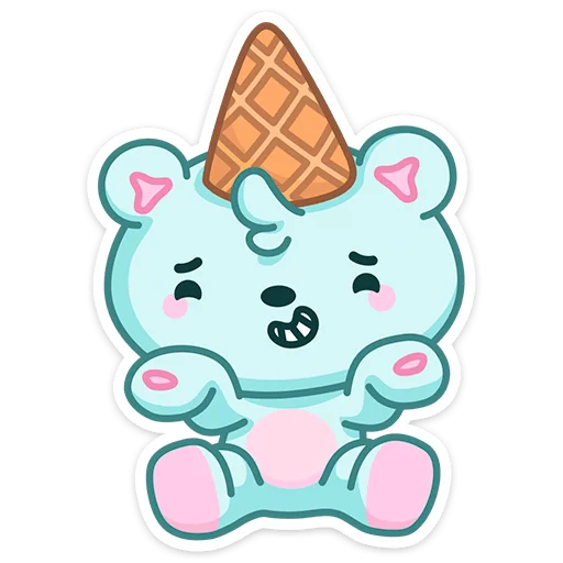 🤷‍♀ Стикер «Вкусняшки» для Telegram