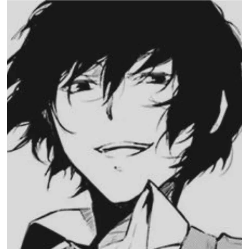 🍵 Стикер «Osamu Dazai Осаму Дадзаи» для Telegram
