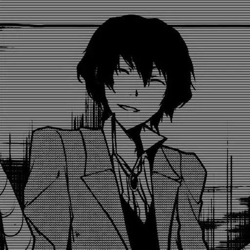 🍵 Стикер «Osamu Dazai Осаму Дадзаи» для Telegram