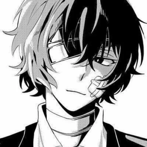 🍵 Стикер «Osamu Dazai Осаму Дадзаи» для Telegram