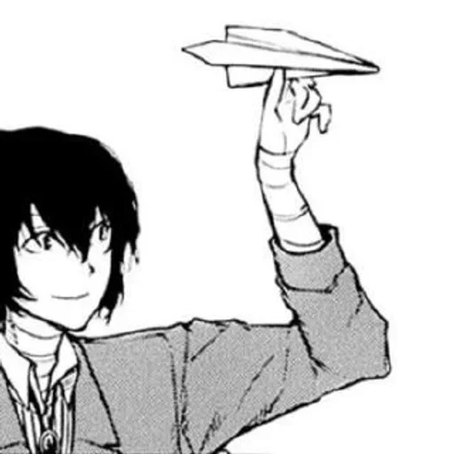 🍵 Стикер «Osamu Dazai Осаму Дадзаи» для Telegram