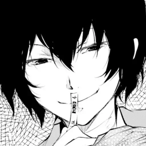 🍵 Стикер «Osamu Dazai Осаму Дадзаи» для Telegram