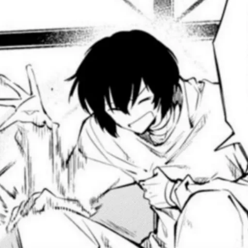 🍵 Стикер «Osamu Dazai Осаму Дадзаи» для Telegram