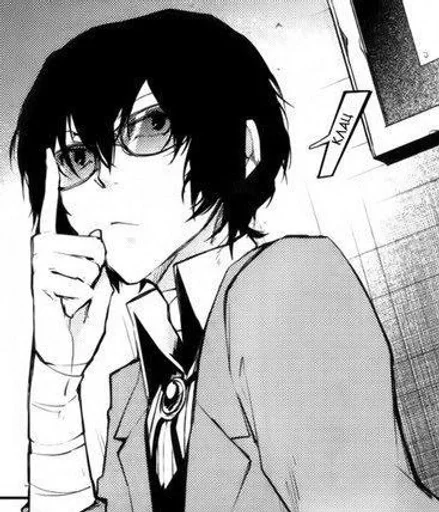 🍵 Стикер «Osamu Dazai Осаму Дадзаи» для Telegram