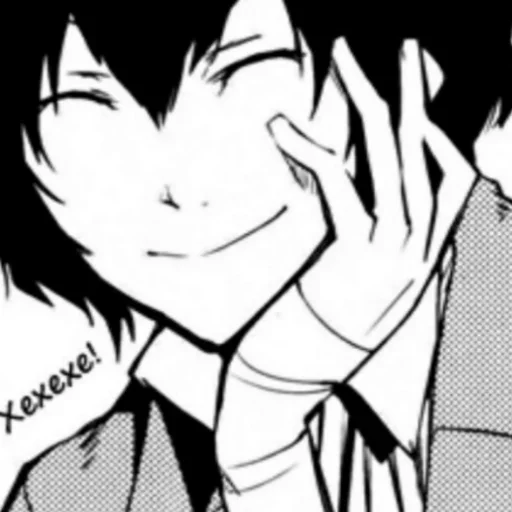 🍵 Стикер «Osamu Dazai Осаму Дадзаи» для Telegram