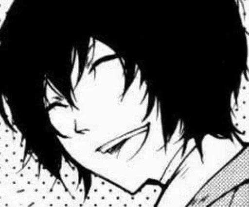🍵 Стикер «Osamu Dazai Осаму Дадзаи» для Telegram