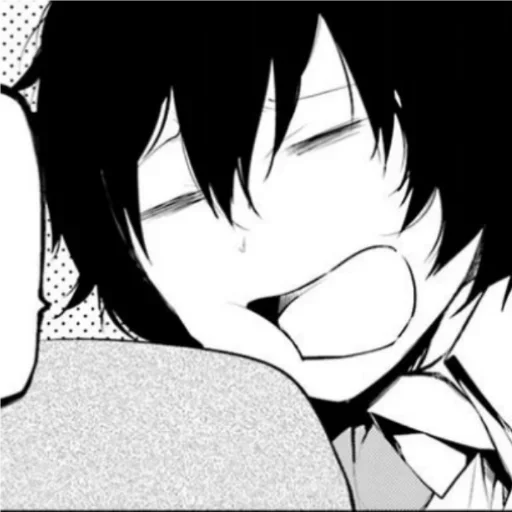 🍵 Стикер «Osamu Dazai Осаму Дадзаи» для Telegram