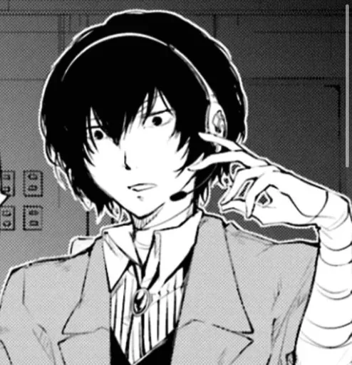 🍵 Стикер «Osamu Dazai Осаму Дадзаи» для Telegram